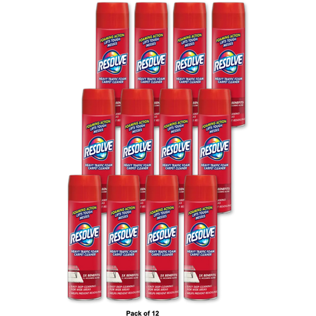 Resolve High Traffic Foam Carpet Cleaner 22Oz (Pack of 12)