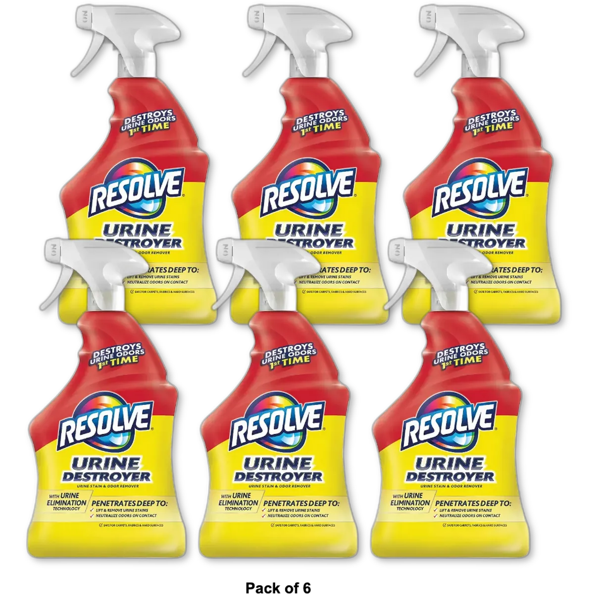 Resolve Pet Stain Urine Destroyer 32Oz (Pack of 6)