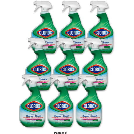 Clorox Clean Up All Purpose Cleaner with Bleach Original 32Oz (Pack of 9)