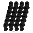 GC Basic Face Cover Adult Black/Black (Pack of 50)