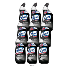 Lysol Lime and Rust Remover Toilet Bowl Cleaner 24Oz (Pack of 9)