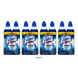 Lysol Power Toilet Bowl Cleaner Gel For Cleaning and Disinfecting Stain Removal Twin Pack 24Oz (Pack of 4)