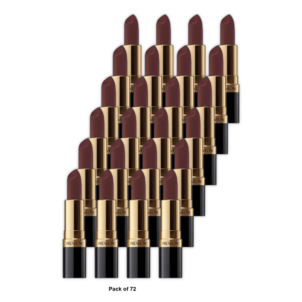 Revlon Super Lustrous Cream Lipstick Black Cherry #477 0.2Oz (Pack Of 72)