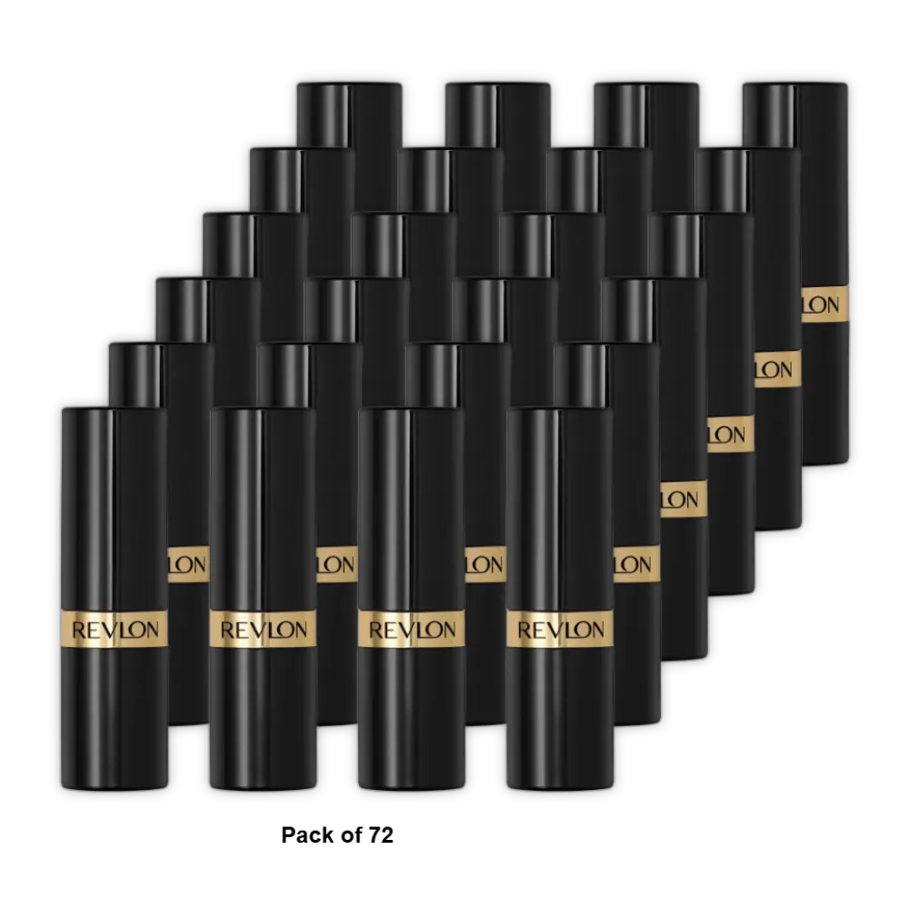Revlon Super Lustrous Cream Lipstick Certainly Red #740 0.2Oz (Pack Of 72)