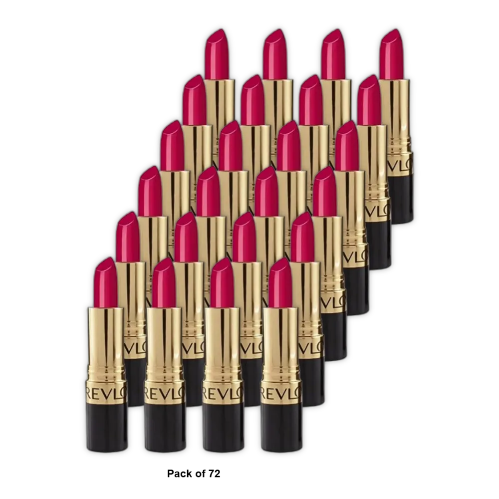 Revlon Super Lustrous Cream Lipstick Cherries In The Snow #44 0.15Oz (Pack Of 72)