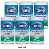 Clorox Disinfecting wipes Fresh Scent 19.68oz (Pack of 6)