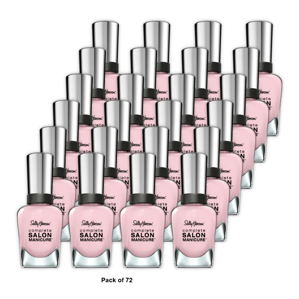 Sally Hansen Complete Salon Manicure Nail Color Blush Against The World 0.5Oz (Pack of 72)