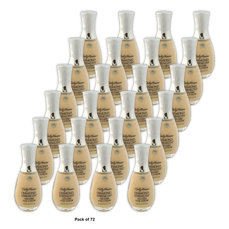 Sally Hansen Diamond Strength No Chip Nail Color #13 Baguette Beige 0.45Oz (Pack of 72)