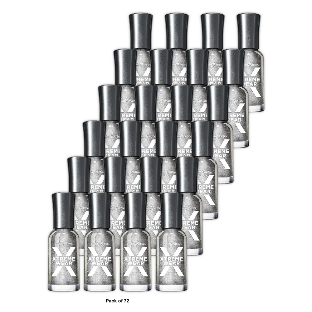 Sally Hansen Xtreme Wear Nail Polish Streak Free Shiny Finish 0.12Oz (Pack Of 72)