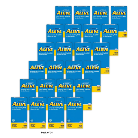 Aleve Arthritis 200 Count Capsules - New 3.46oz (Pack of 24)