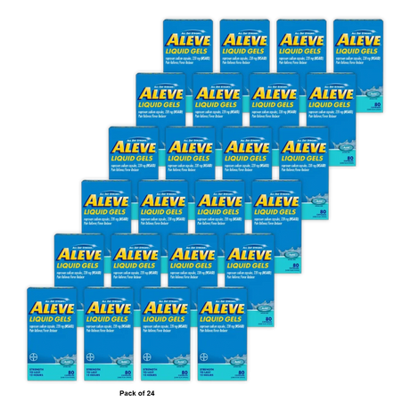 Aleve Liquid Gels 80 ct 5.94oz (Pack of 24)