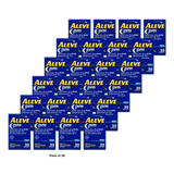 Aleve Pain Relief and Nighttime Sleep Aid Naproxen Sodium Caplets 20 Count 1.264oz (Pack of 36)