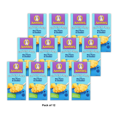 Annie`s Gluten-Free Rice Pasta &amp; Cheddar 6 oz (Pack of 12)
