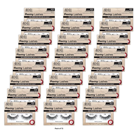Ardell Remy Black Lashes #778 0.32Oz (Pack of 72)