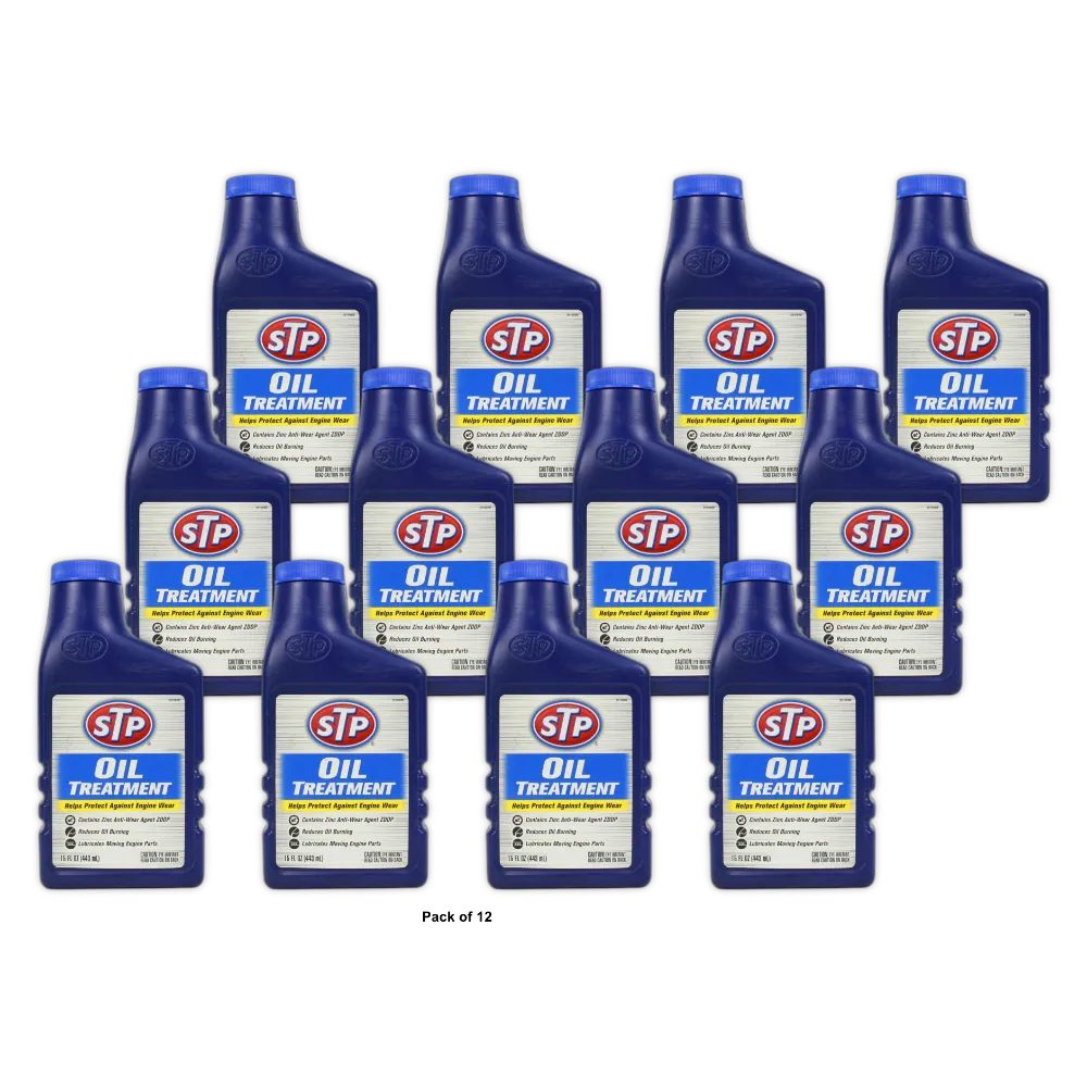 STP Oil Treatment Protects Engine Wire 15Oz (Pack of 12)