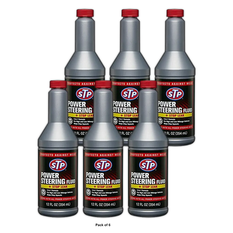 Stp Power Steering Fluid And Stop Leak 12Oz (Pack of 6)