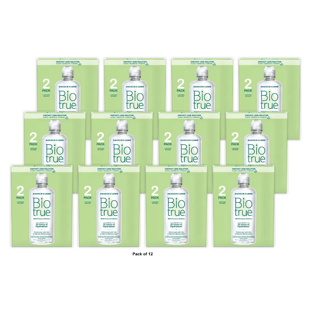 Bausch And Lomb Biotrue Multi Purpose Solution 10Oz (Pack of 12)