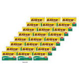 Bayer Aspirin Pain Reliever Safety Coated Caplets 325mg 100 Ea 2.9oz (Pack of 24)