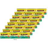Bayer Aspirin Regimen Low Dose 81mg Enteric Coated Tablets 120-Count 2.5oz (Pack of 36)