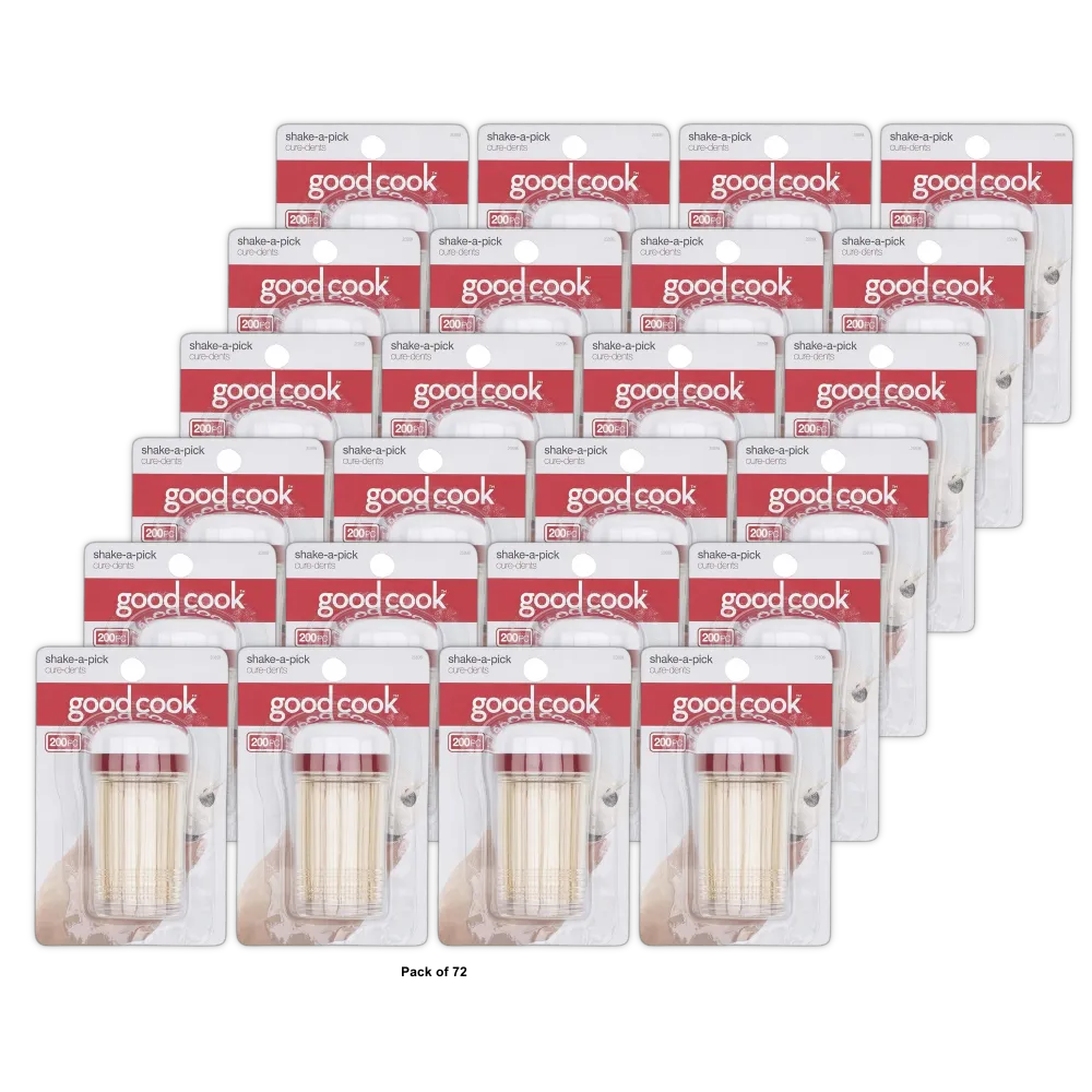 Good Cook Shake-A-Pick Cure Dents Toothpicks 2.4Oz (Pack of 72)