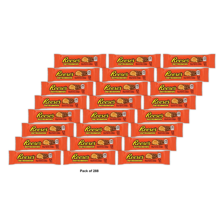 Reeses Nutrageous Milk Chocolate Peanut Butter Candy Bar 1.66Oz (Pack of 288)