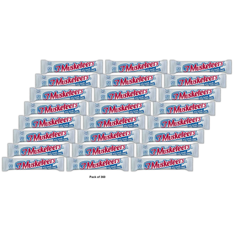 3 Musketeers Candy Bar Chocolate 1.92Oz (Pack of 360)