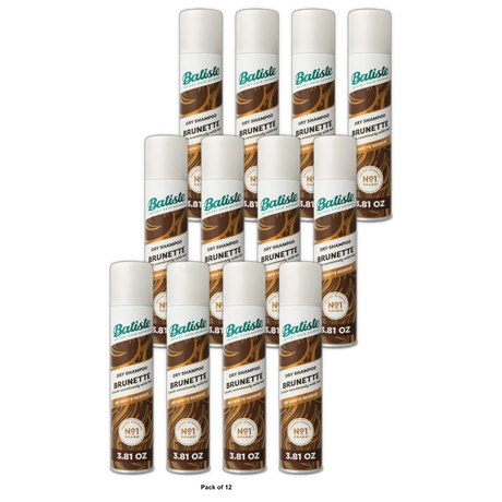 Batiste Dry Shampoo Beautiful Brunett 3.81Oz (Pack of 12)