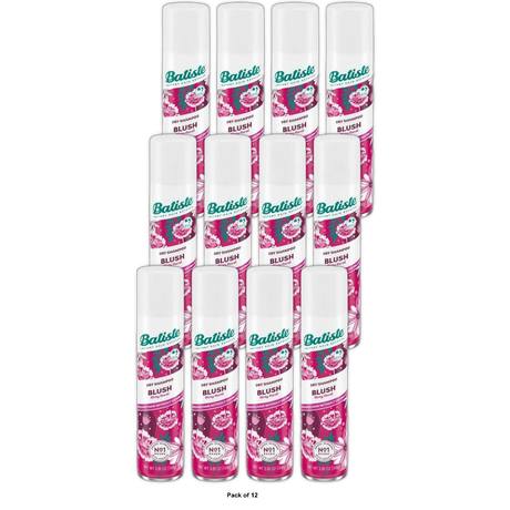 Batiste Dry Shampoo Blush Fragrance 3.81Oz (Pack of 12)