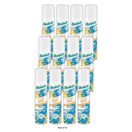 Batiste Dry Shampoo Fresh Breezy Citrus 3.81Oz (Pack of 12)