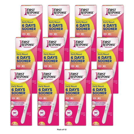 First Response Early Result Pregnancy Test Kit 1Oz (Pack Of 12)