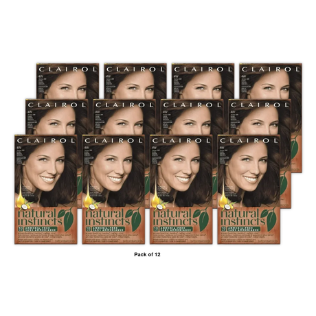 Clairol Natural Instincts 4W Dark Warm Brown 1 Ea (Pack of 12)