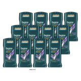 Degree Men Advanced Antiperspirant Deodorant Stick Deep Cedar and Lavender 2.7 Oz (Pack of 12)