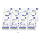 Dove Anti-Stress Beauty Bar - Blue Chamomile and Oat Milk 6 Ea 22.5oz (Pack of 12)