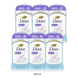 Dove Fresh Scent Deodorant 2 Ea (Pack of 6)