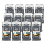 Dove Men+Care Long Lasting Deodorant Stick Morning Fresco 3 Oz (Pack of 12)