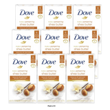 Dove Shea Butter Moisturizer Cream Bars Shea Butter & Vanilla 3.17 oz 6 Ea (Pack of 9)