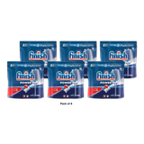 Finish Power Dishwasher Detergent Powerball Dishwashing Tablet18 Count 68.38oz (image may vary) (Pack of 6)