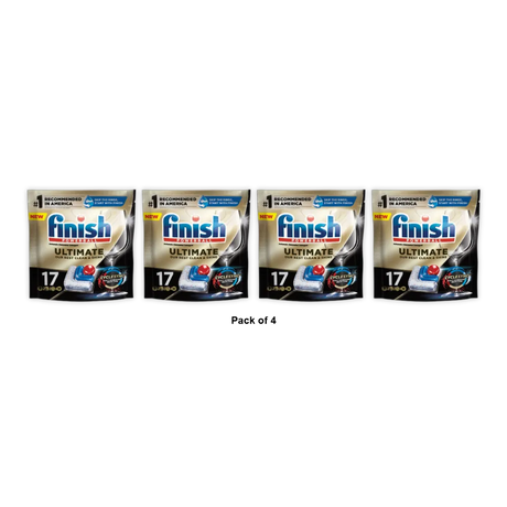 Finish Ultimate Dishwasher Tabs 17 ct 6.1oz (Pack of 4)