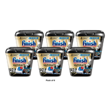 Finish Ultimate Dishwasher Tabs 28 Count 1.11Oz (Pack Of 6)