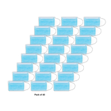 GC 3-PLY YOUTH FACE MASKS 50 COUNT (PACK OF 40)