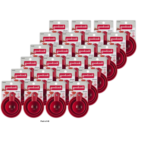 Good Cook Funnel Set 3ct 8oz (Pack of 48)