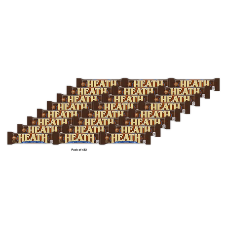 Heath Milk Chocolate English Toffee Candy Bar 1.4 Oz (Pack of 432)
