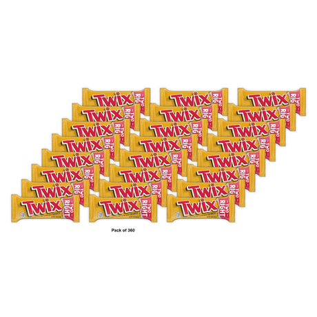 Mars Twix Cookie & Caramel 10x36 Count 1.79 oz (Pack of 360)