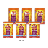 Metamucil Psyllium Fiber Supplement Orange Sugar Free Smooth Texture Powder 30 Doses 6.1oz (Pack of 6)