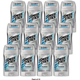 Speedstick Power Unscented Antiperspirant Deodorant 3Oz (Pack of 12)