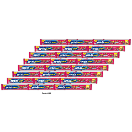 Nerds Rope Gummy & Crunchy Rainbow Candy 0.92 Oz 24 Ea (Pack of 288)