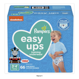 Pampers Training Pants - Easy Ups Boys & Girls Bluey - Size 3T-4T 66 Count 72oz (Pack of 1)