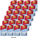 3M Command Clear Small Wire Hooks 2.24Oz (Pack of 36)