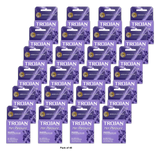 Trojan Her Pleasure Sensations Premium Lubricant Latex Condoms 0.64oz (Pack of 48)