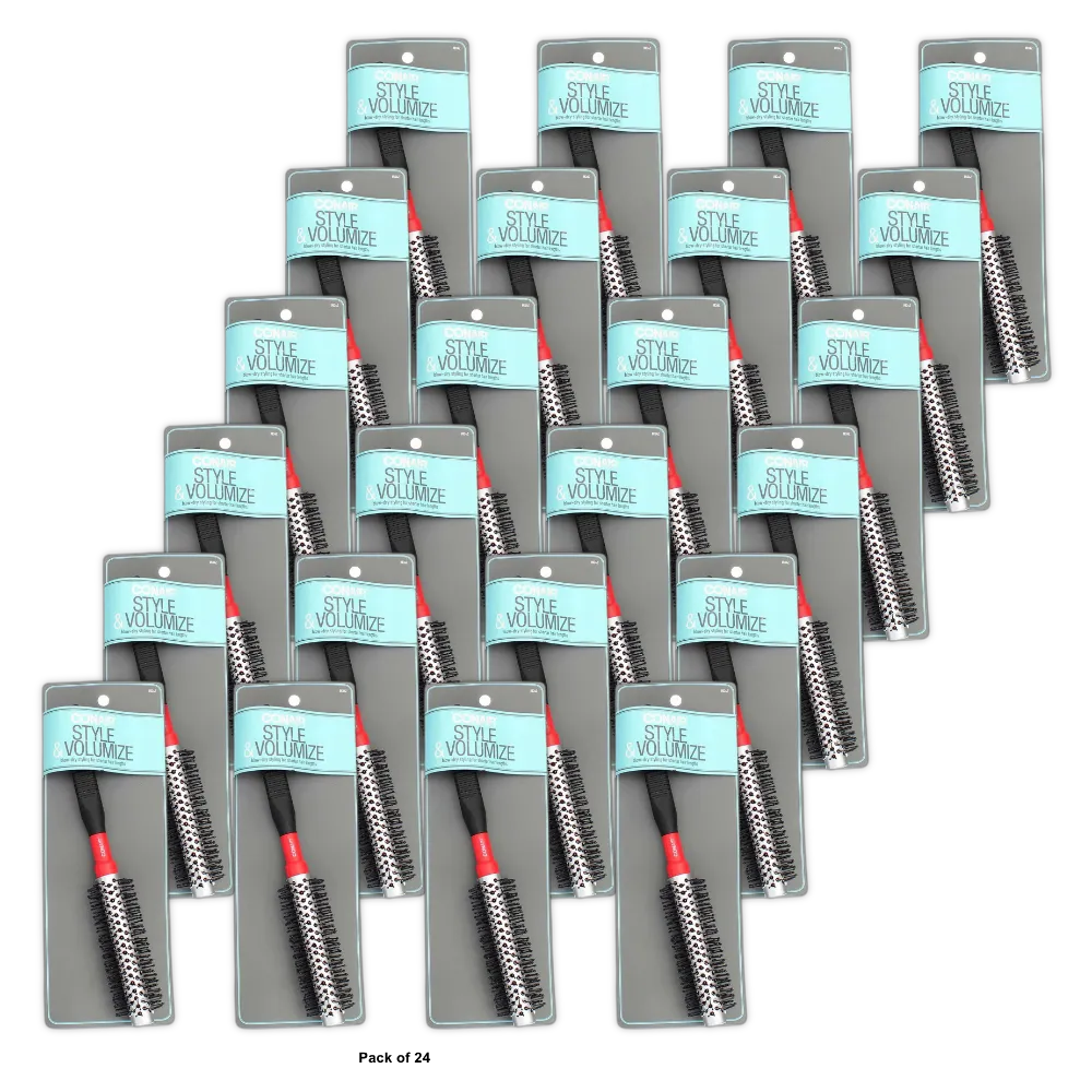 Conair Style and Volumize Volume Full Round Brush 0.8Oz (Pack of 24)